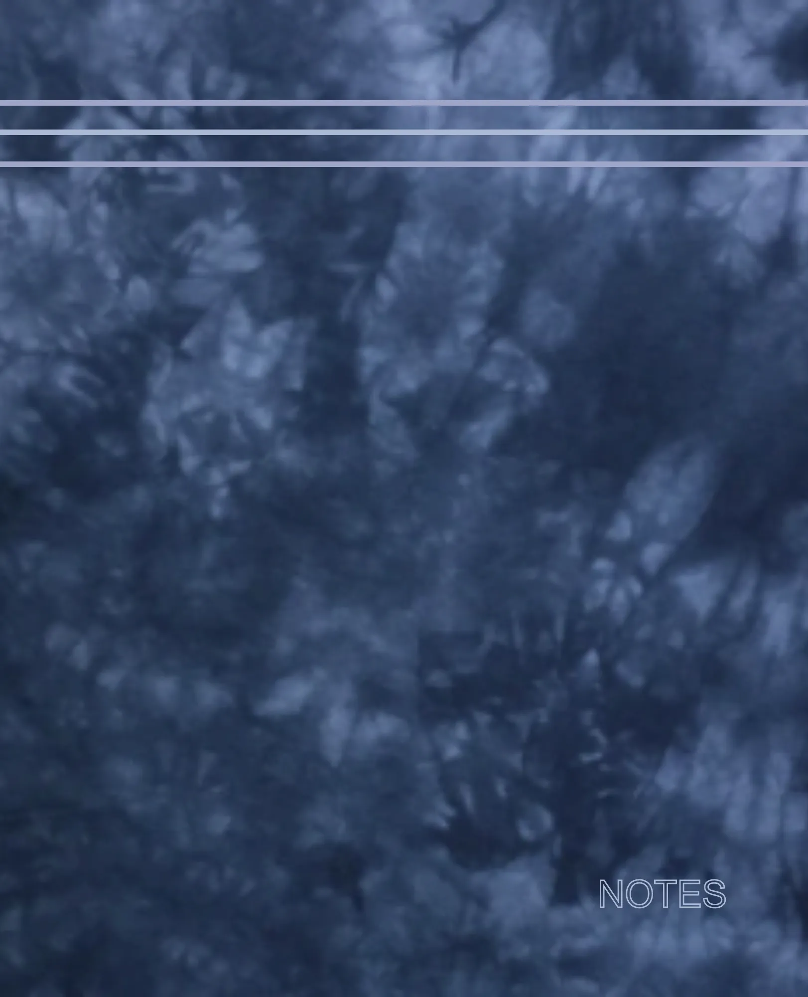 Navy Blue Tie-Dyed Notebook cover